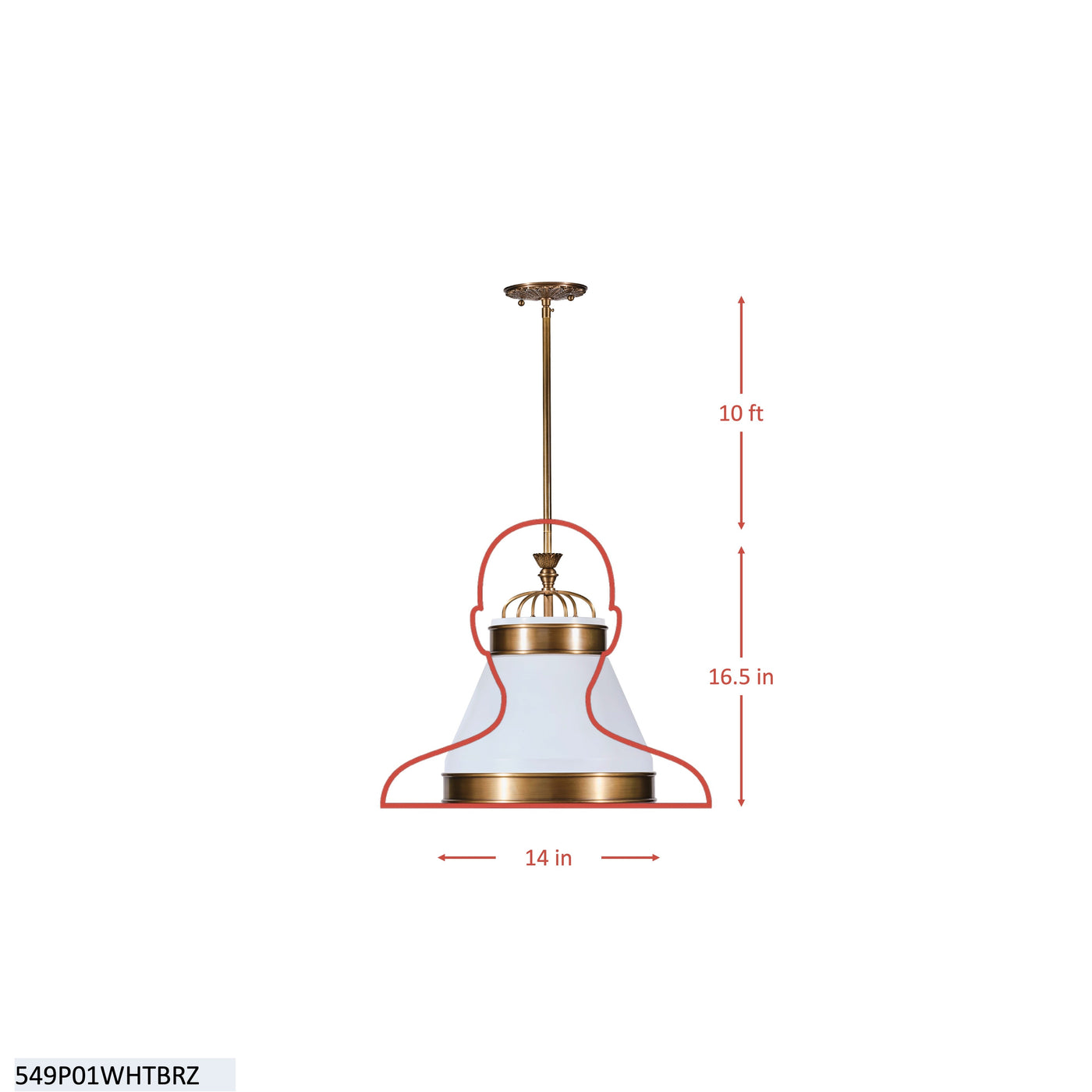 Savarin 1 Light Small Pendant