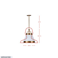 Savarin 1 Light Small Pendant
