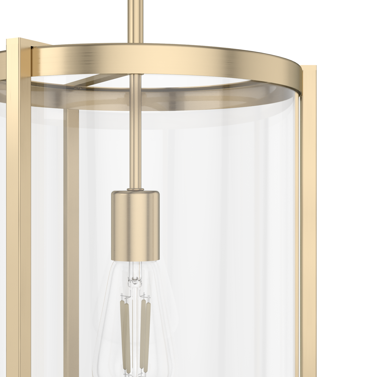 Astwood 11.5-inch 1-light Alturas Gold Pendant with Clear Glass