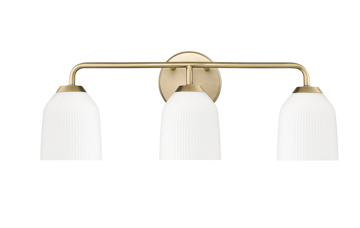 22.75'' Norah Vintage Brass 3 Light Bath Vanity
