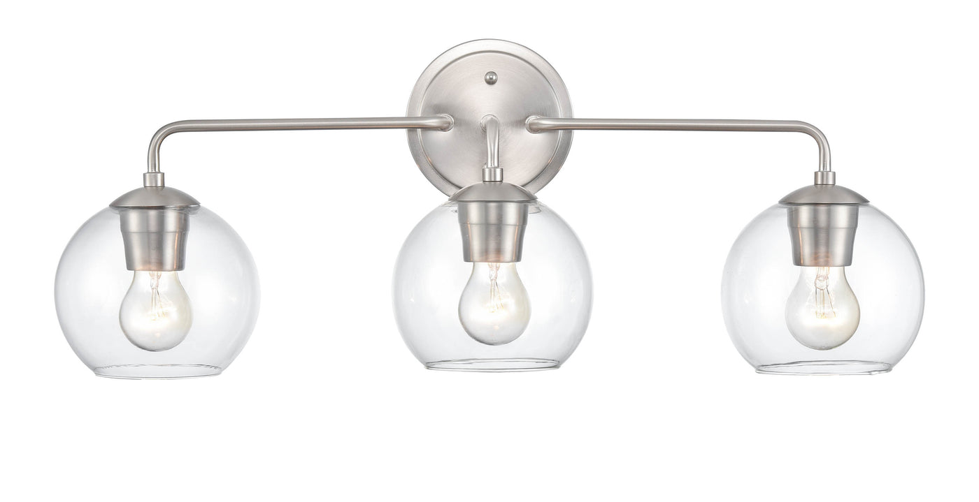 25.5'' Solmer Brushed Nickel 3 Light Bath Vanity