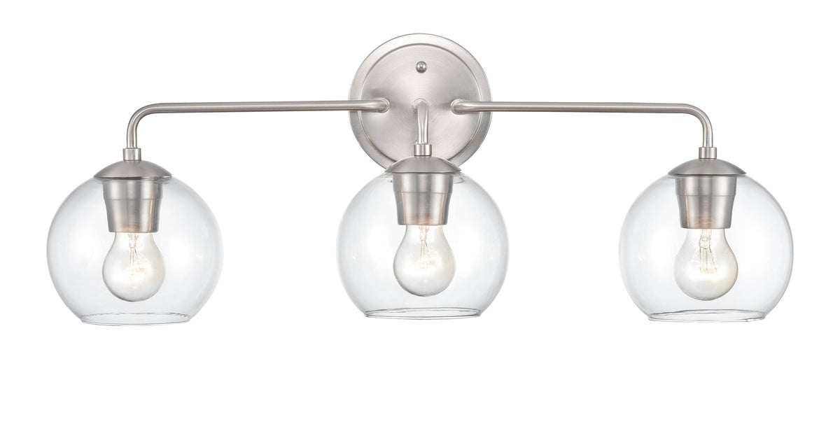 25.5'' Solmer Brushed Nickel 3 Light Bath Vanity