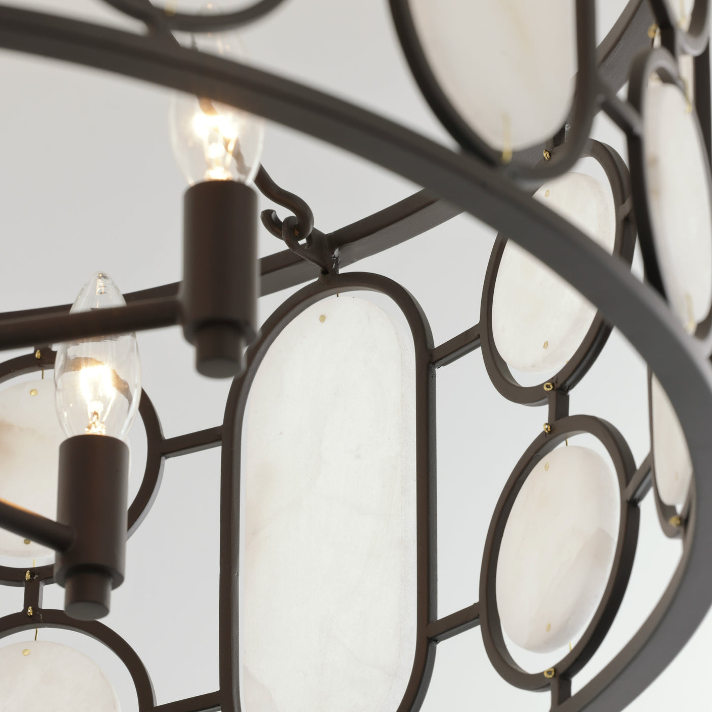 Oval Office 4 Light Semi Flush