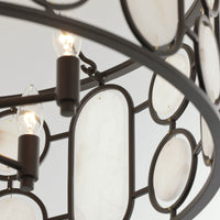 Oval Office 4 Light Semi Flush