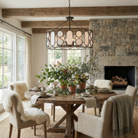 Oval Office 6 Light Pendant