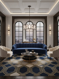Oval Office 6 Light Pendant