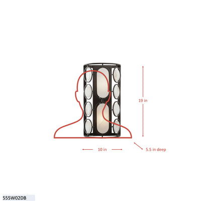 Oval Office 2 Light Wall Sconce