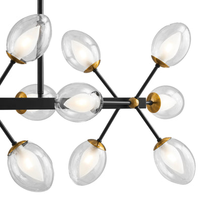 Nodus Crystal Rectangular Chandelier | 18 Lights