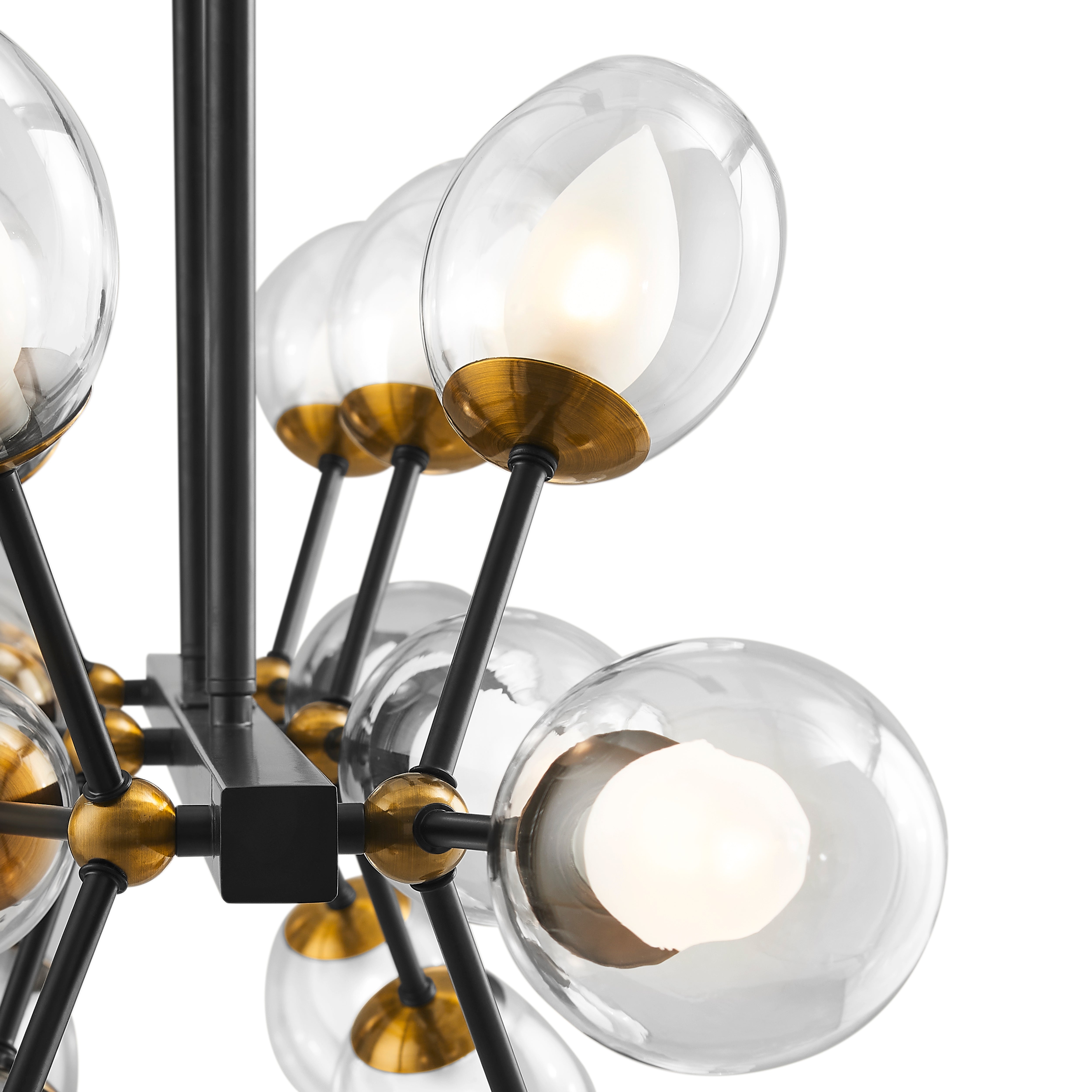 Nodus Crystal Rectangular Chandelier | 18 Lights
