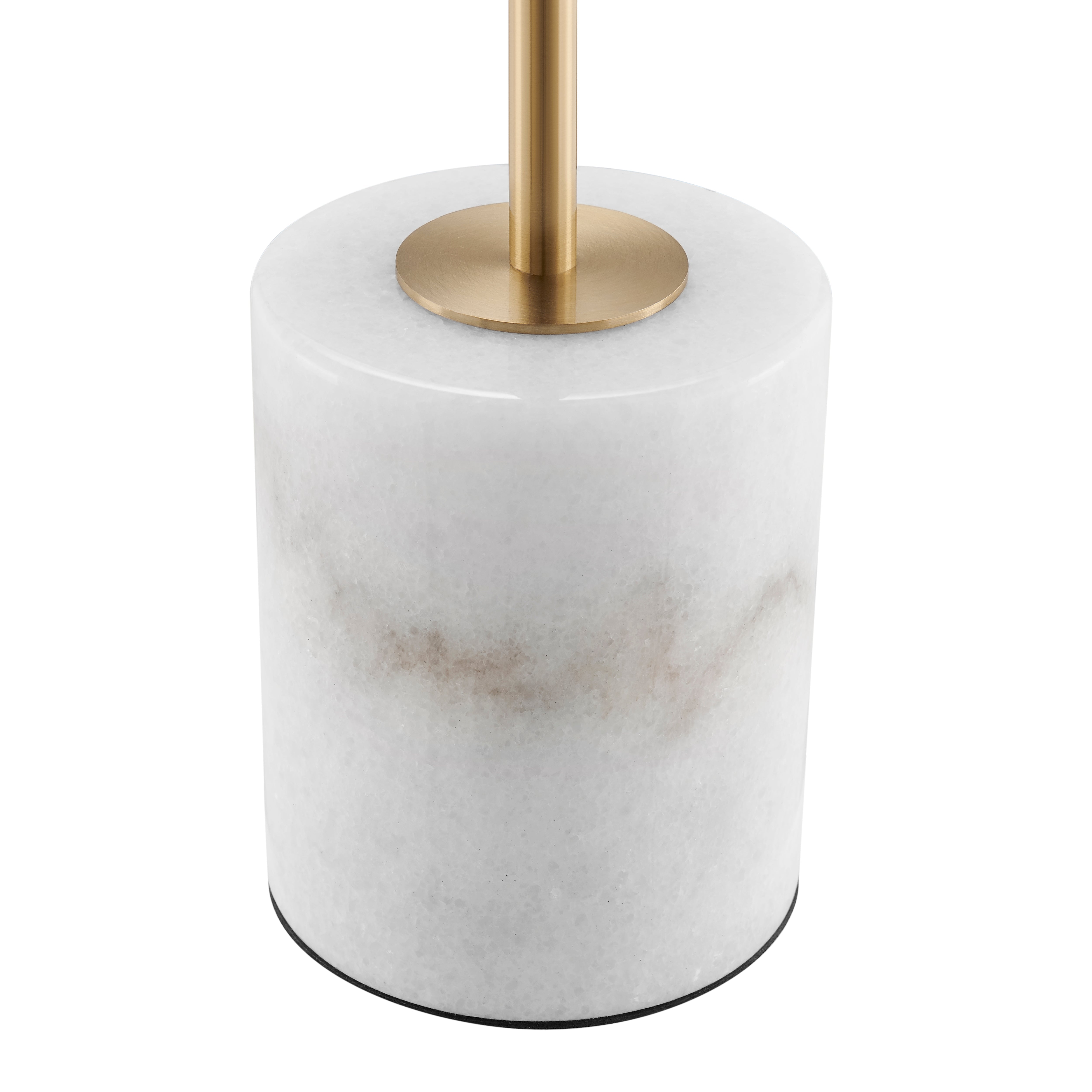 Anechdoche Gold Table Lamp with White Marble Base