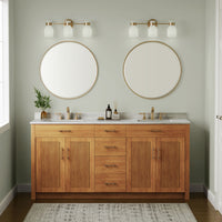 22.4'' Corella Modern Gold 3 Light Bath Vanity