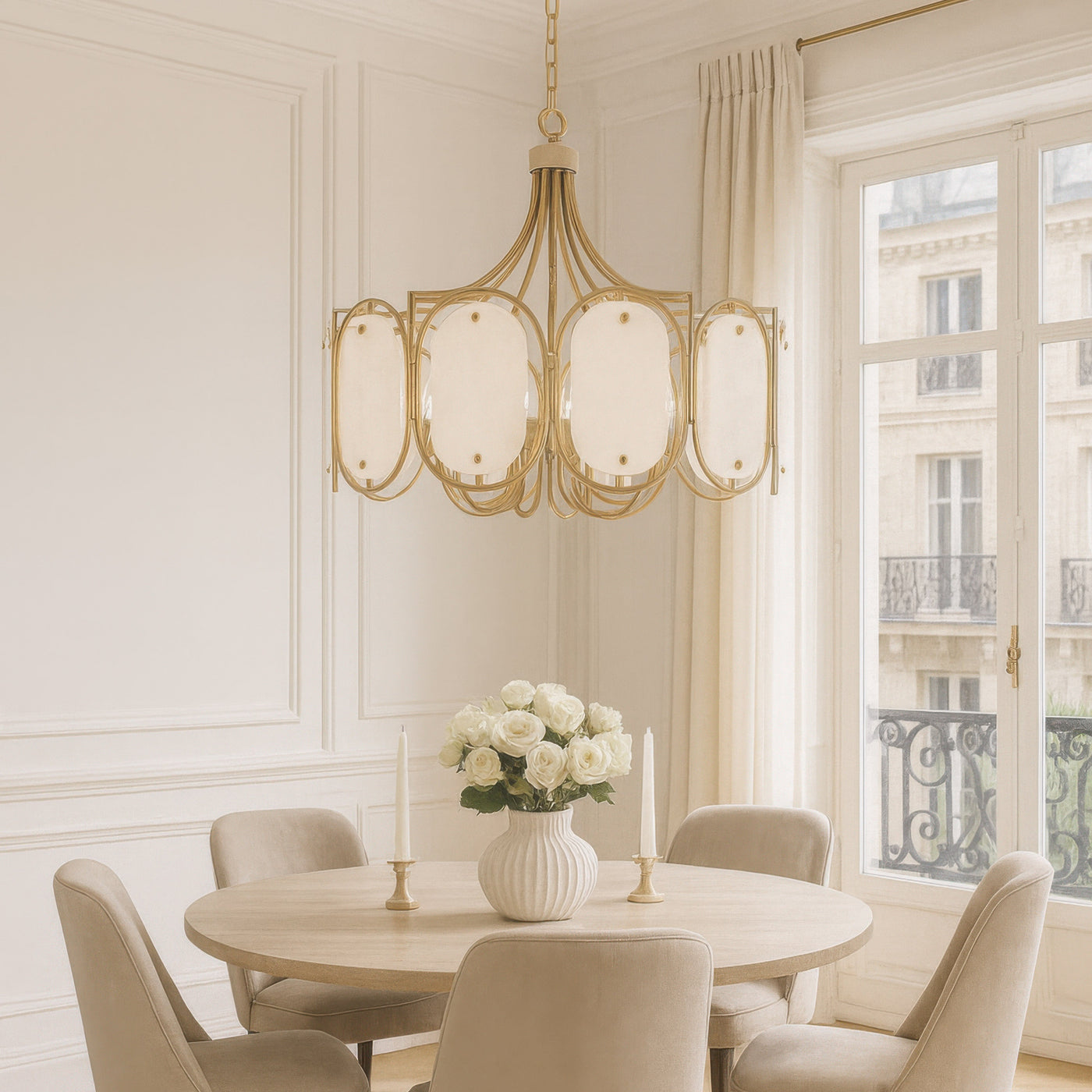 Panelist 6 Light Pendant