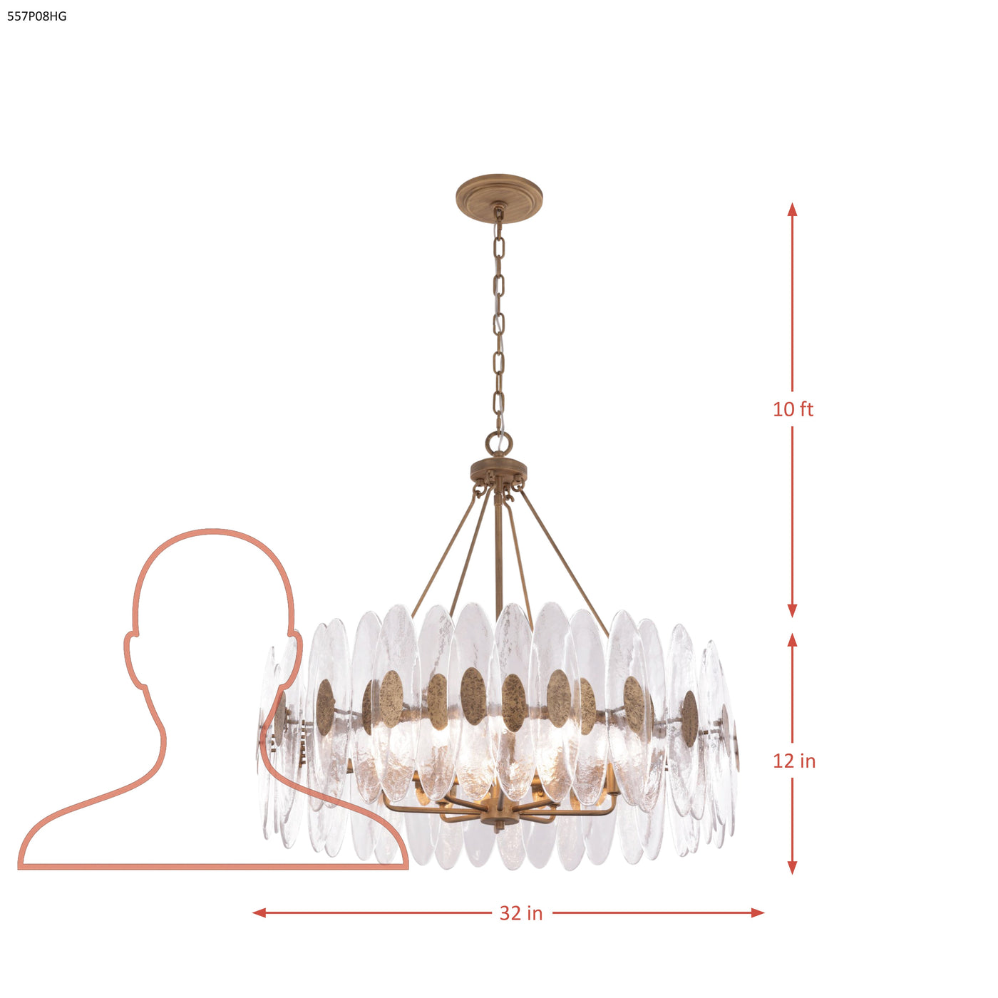 Aurora 8 Light Pendant