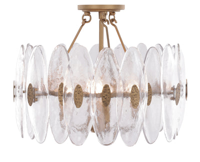 Aurora 4 Light Convertible Semi Flush