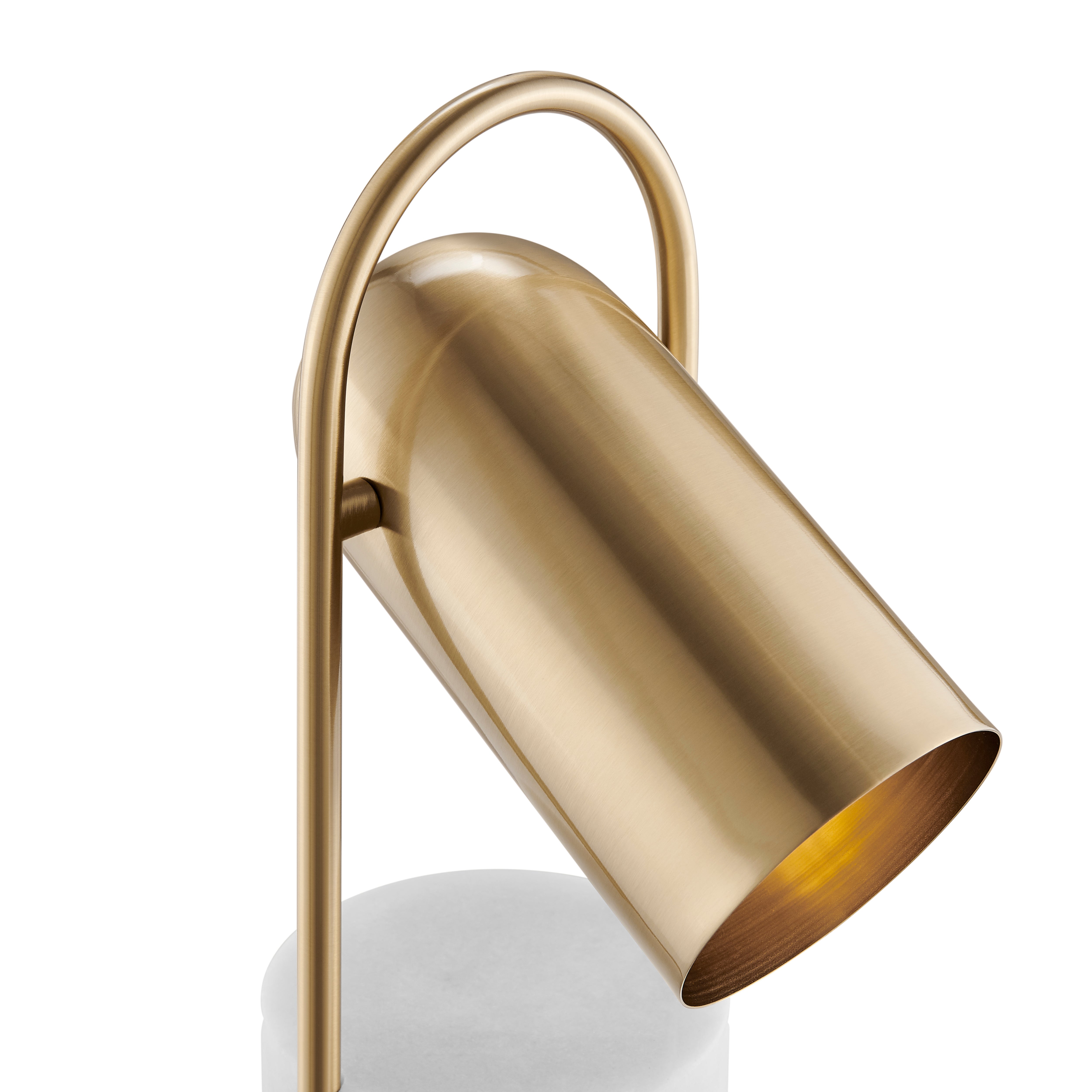 Chrysalism Gold Marble Table Lamp | Modern Elegance