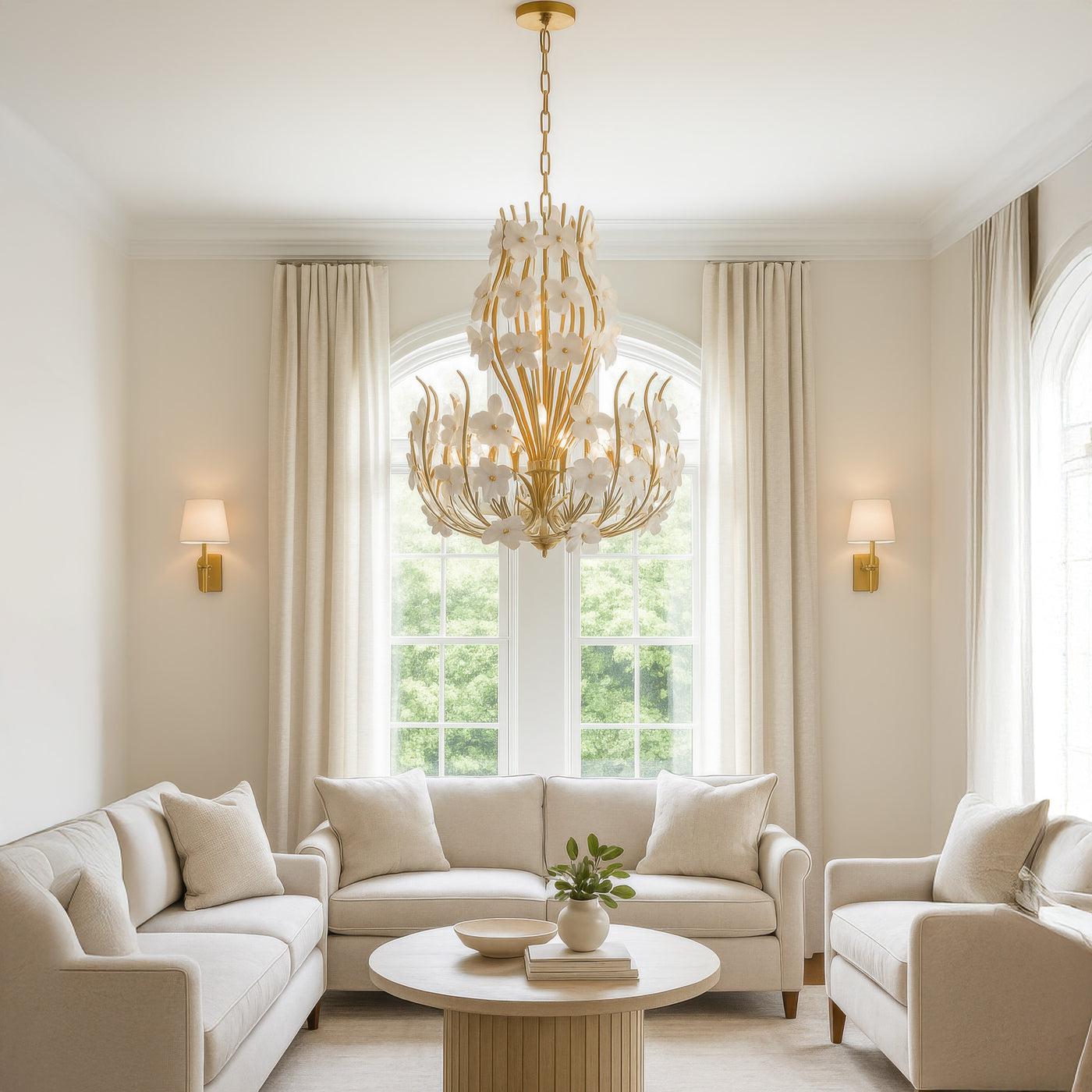 Petal Court 9 Light Chandelier