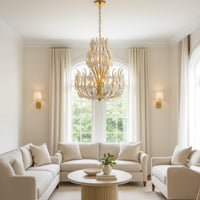 Petal Court 9 Light Pendant