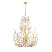 Petal Court 9+3 Light Chandelier