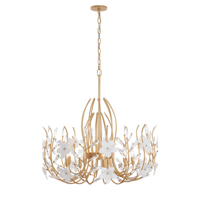Petal Court 9 Light Pendant