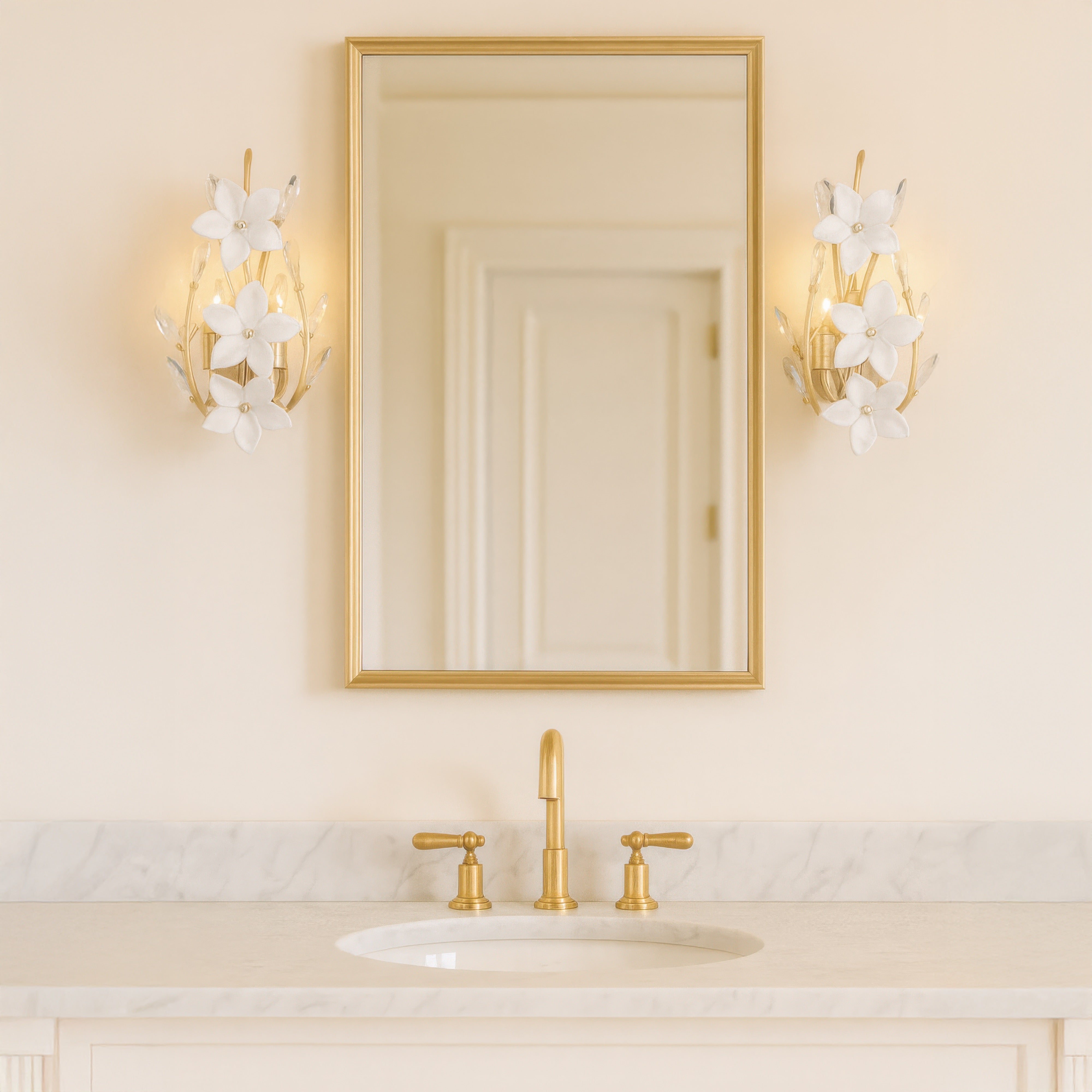Petal Court 2 Light Wall Sconce