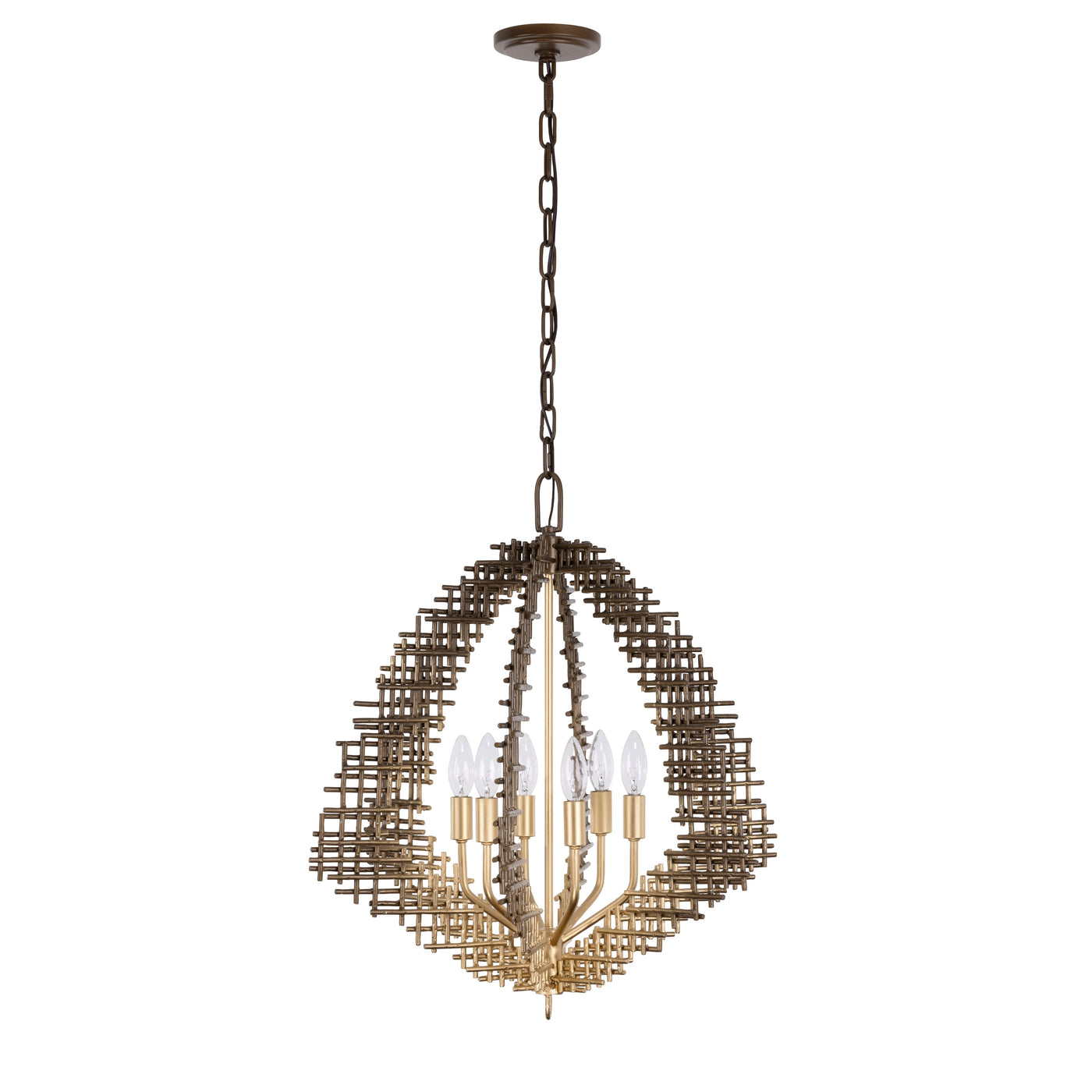 Construct 6 Light Pendant