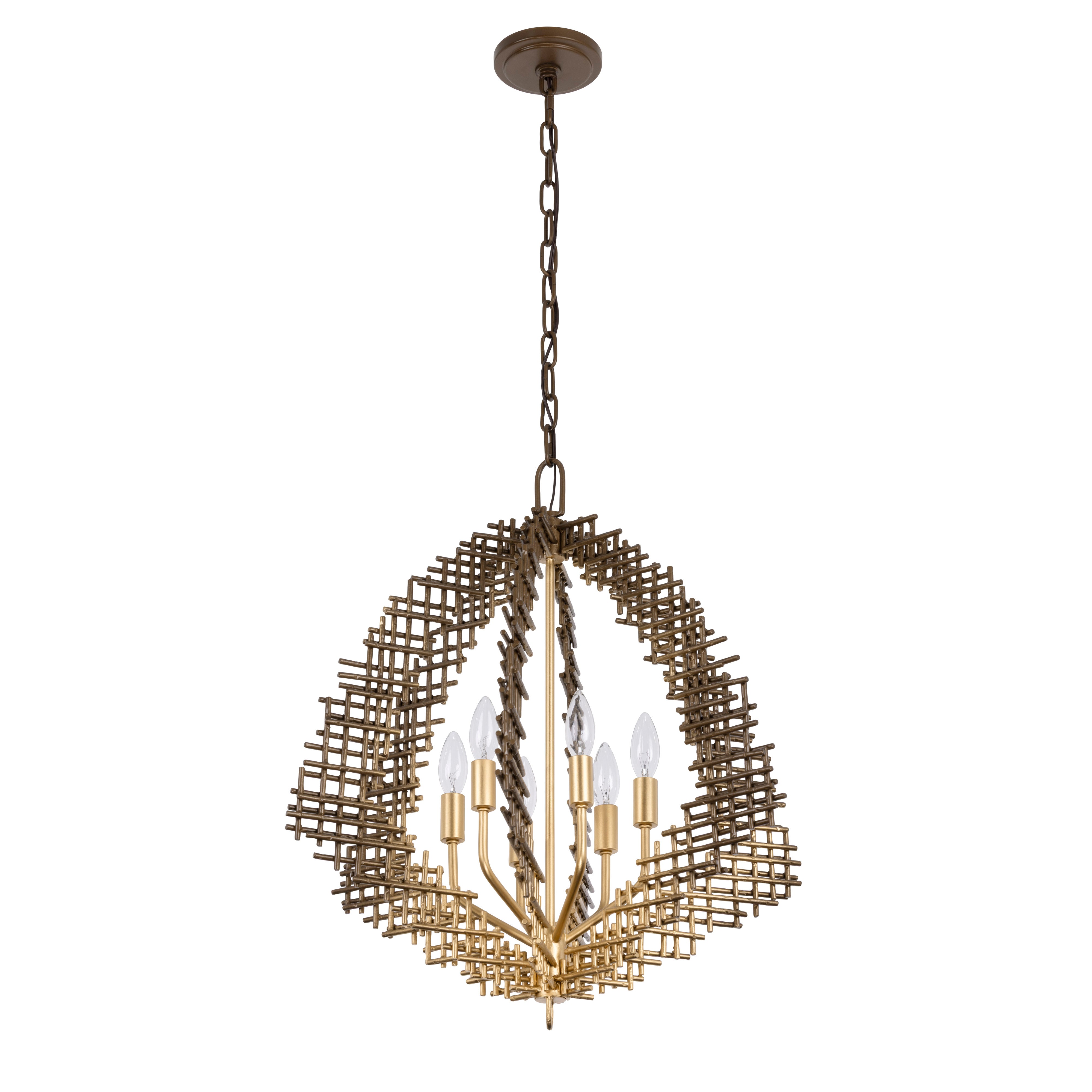 Construct 6 Light Pendant