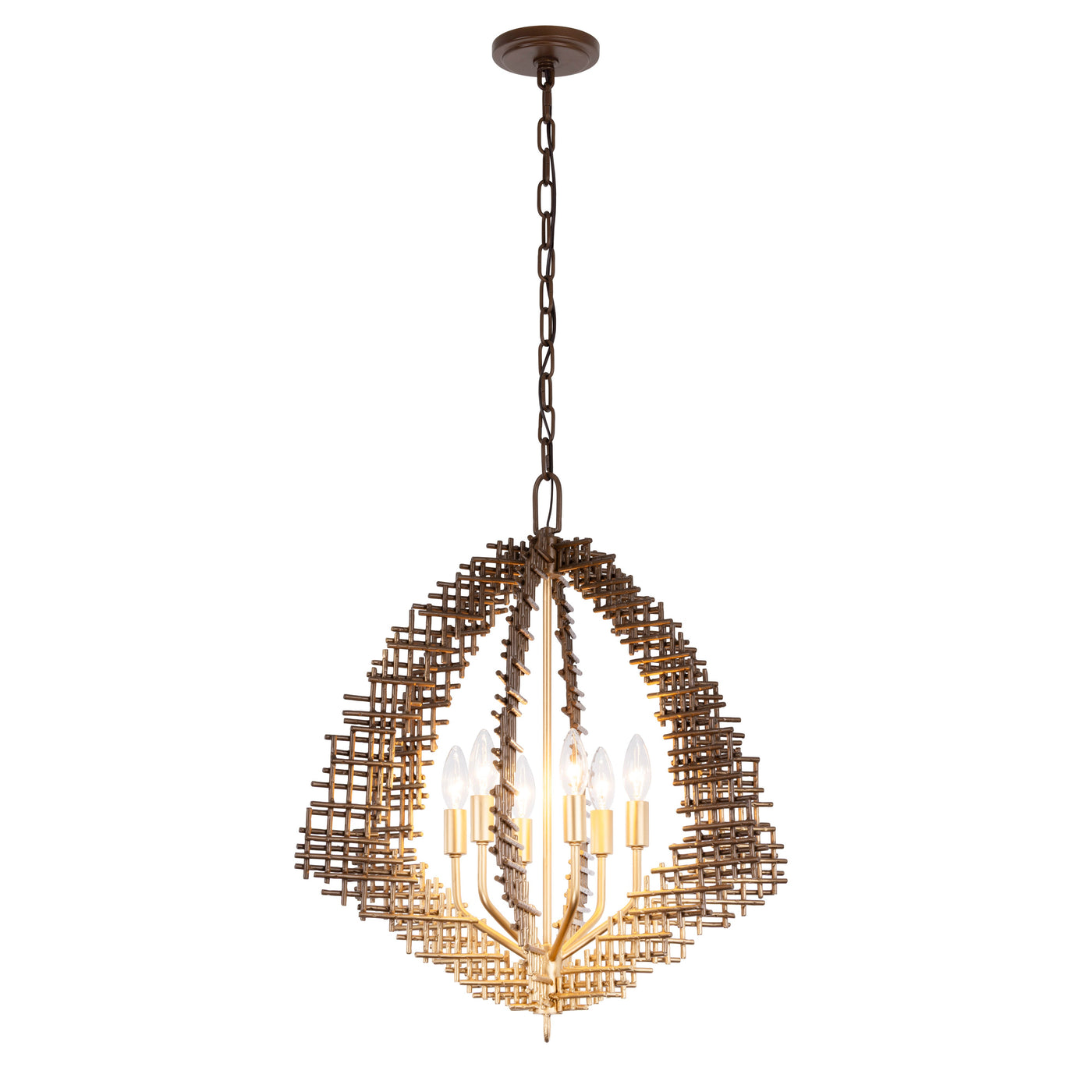 Construct 6 Light Pendant