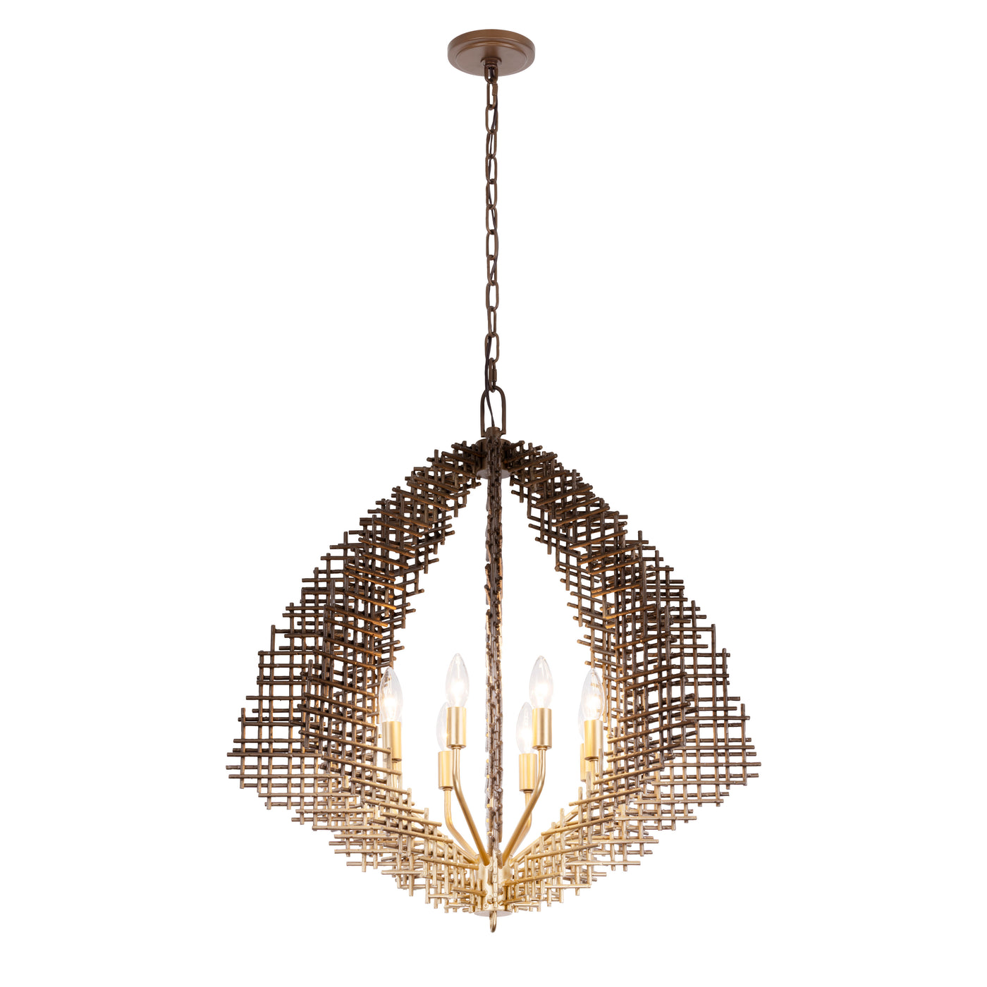Construct 8 Light Pendant