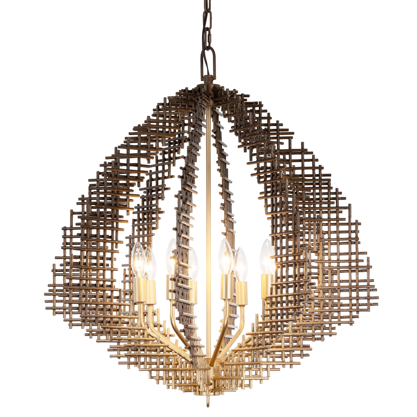 Construct 8 Light Pendant