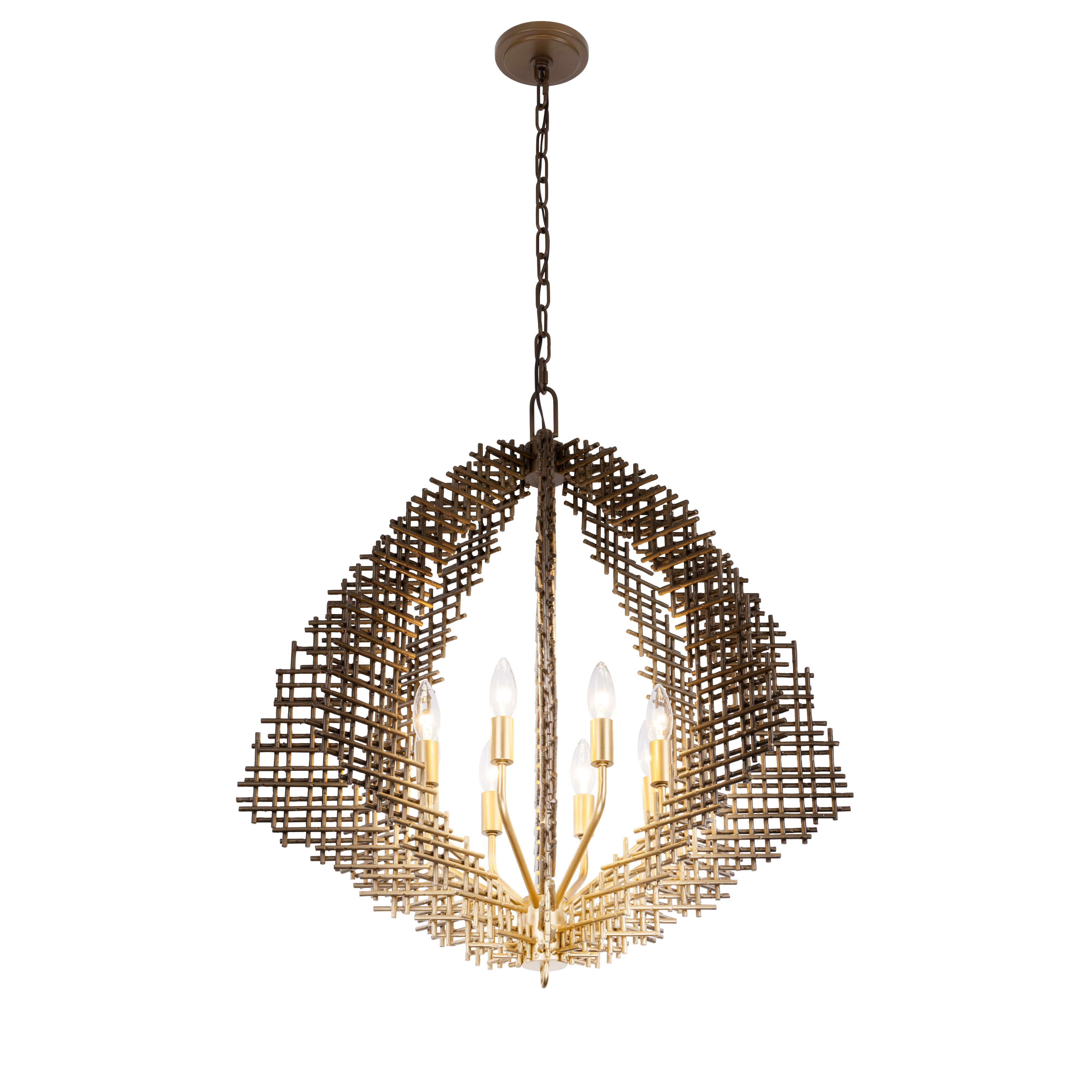 Construct 8 Light Pendant