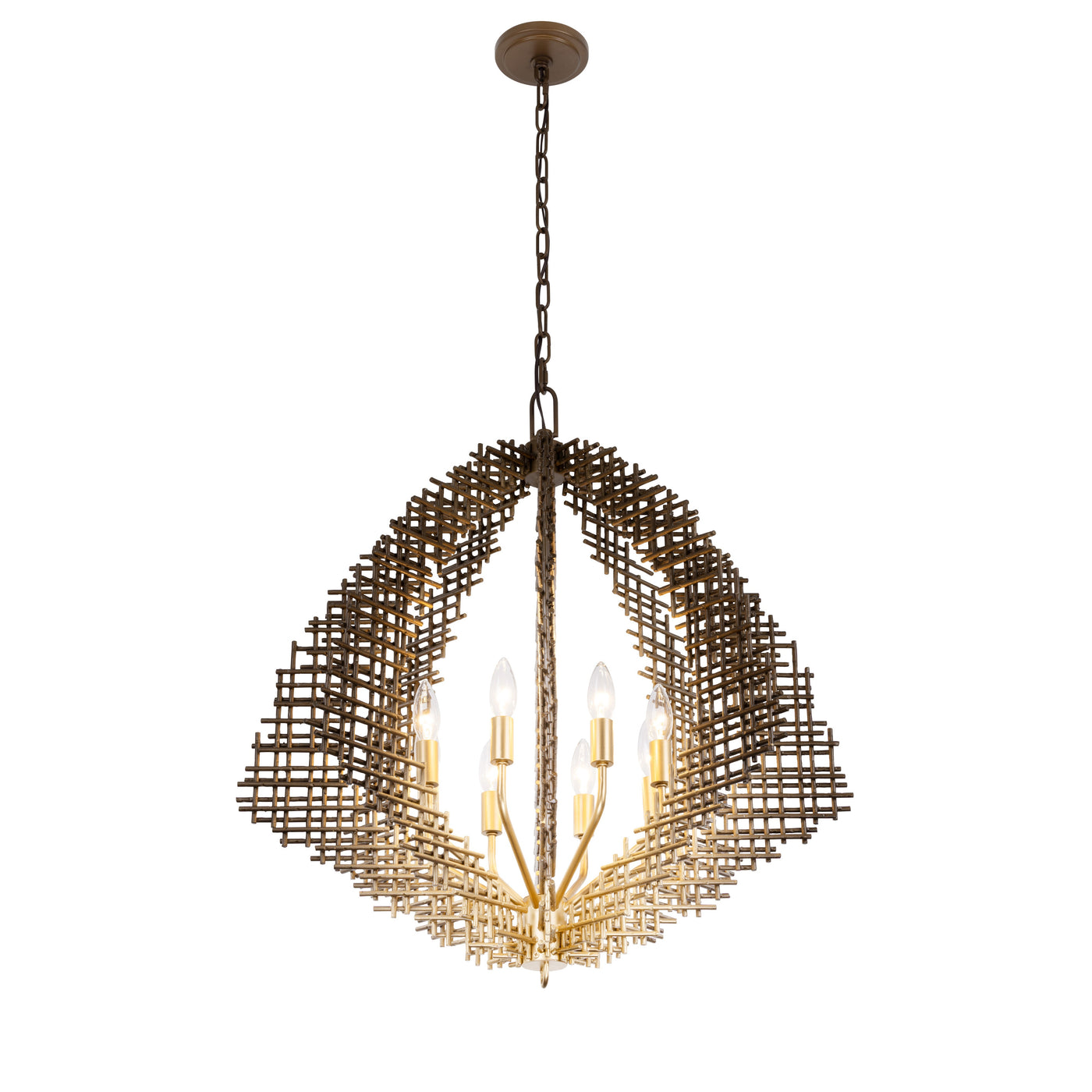 Construct 8 Light Pendant