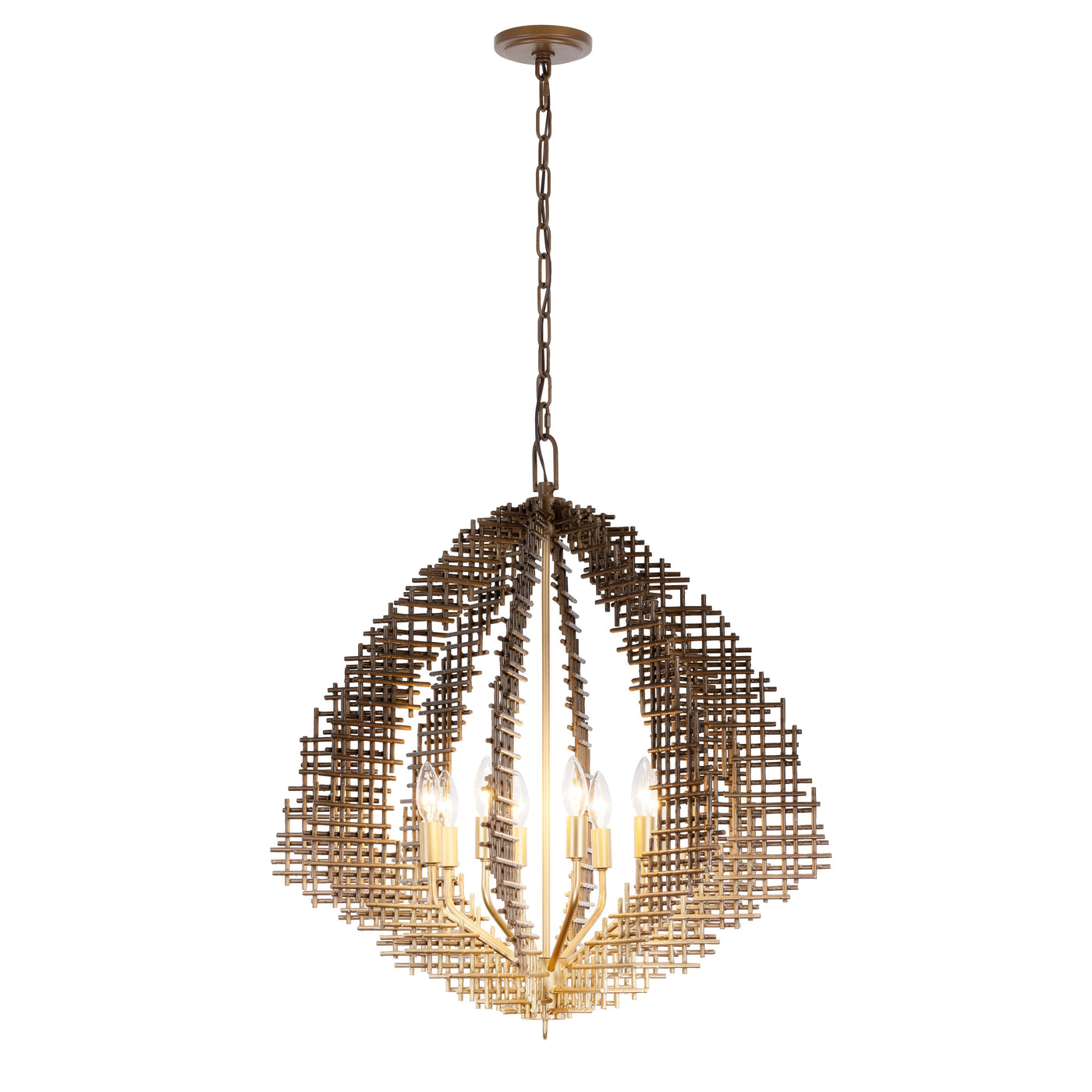 Construct 8 Light Pendant