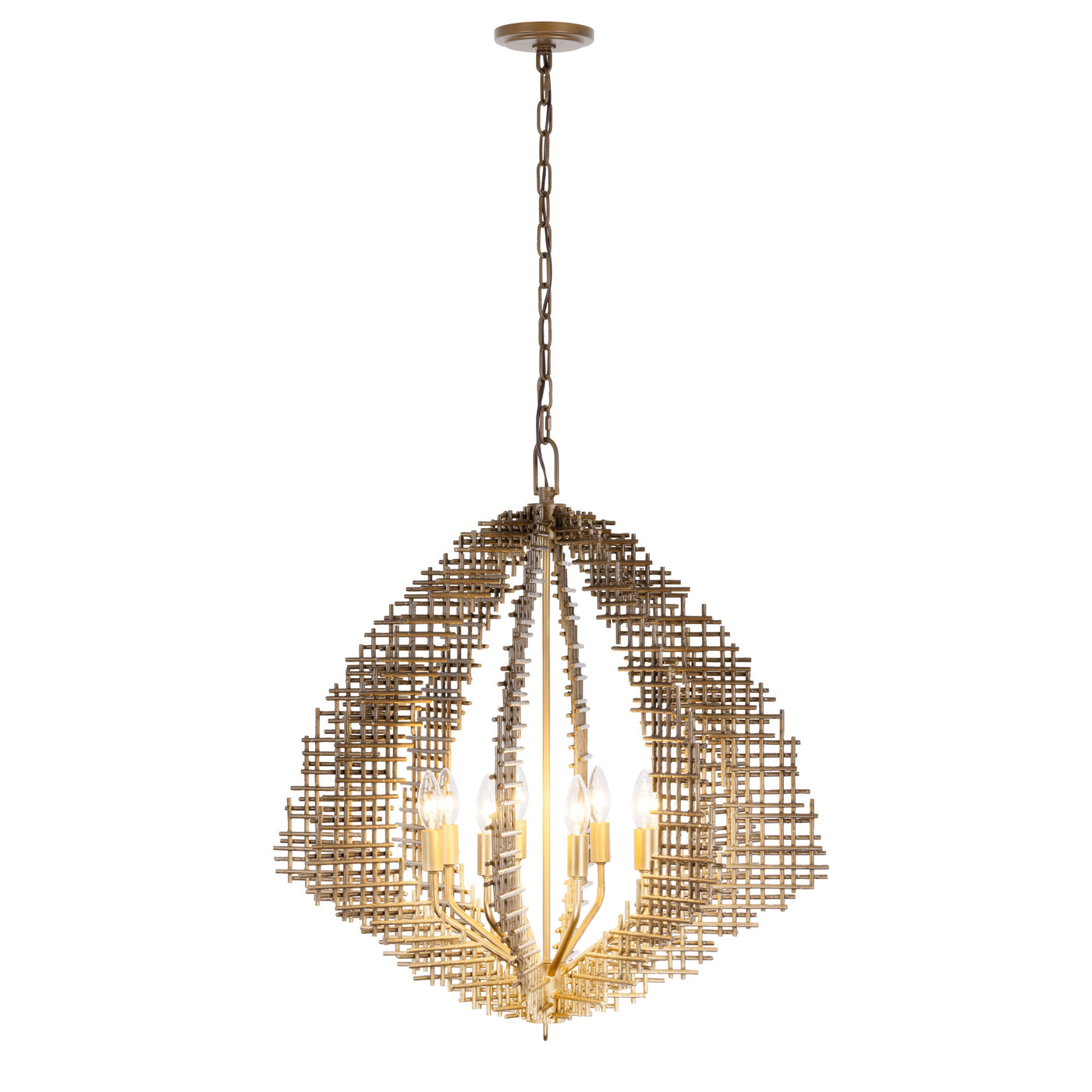 Construct 8 Light Pendant