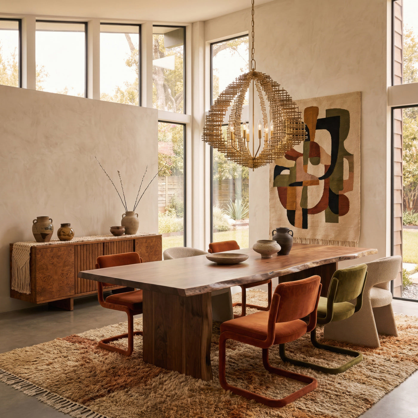 Construct 8 Light Pendant