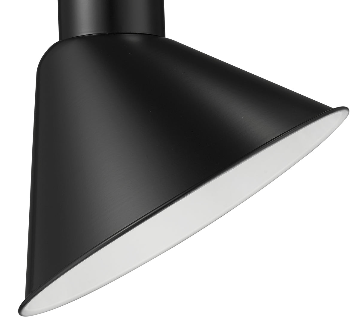 12-inch R Series Satin Black Angle Shade