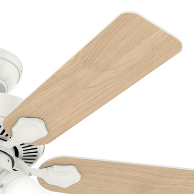44 inch Swanson Fresh White Ceiling Fan with LED Light Kit