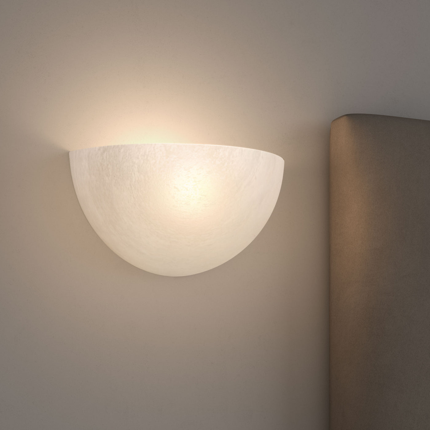 5-inch Luneer White 1-Light Wall Sconce