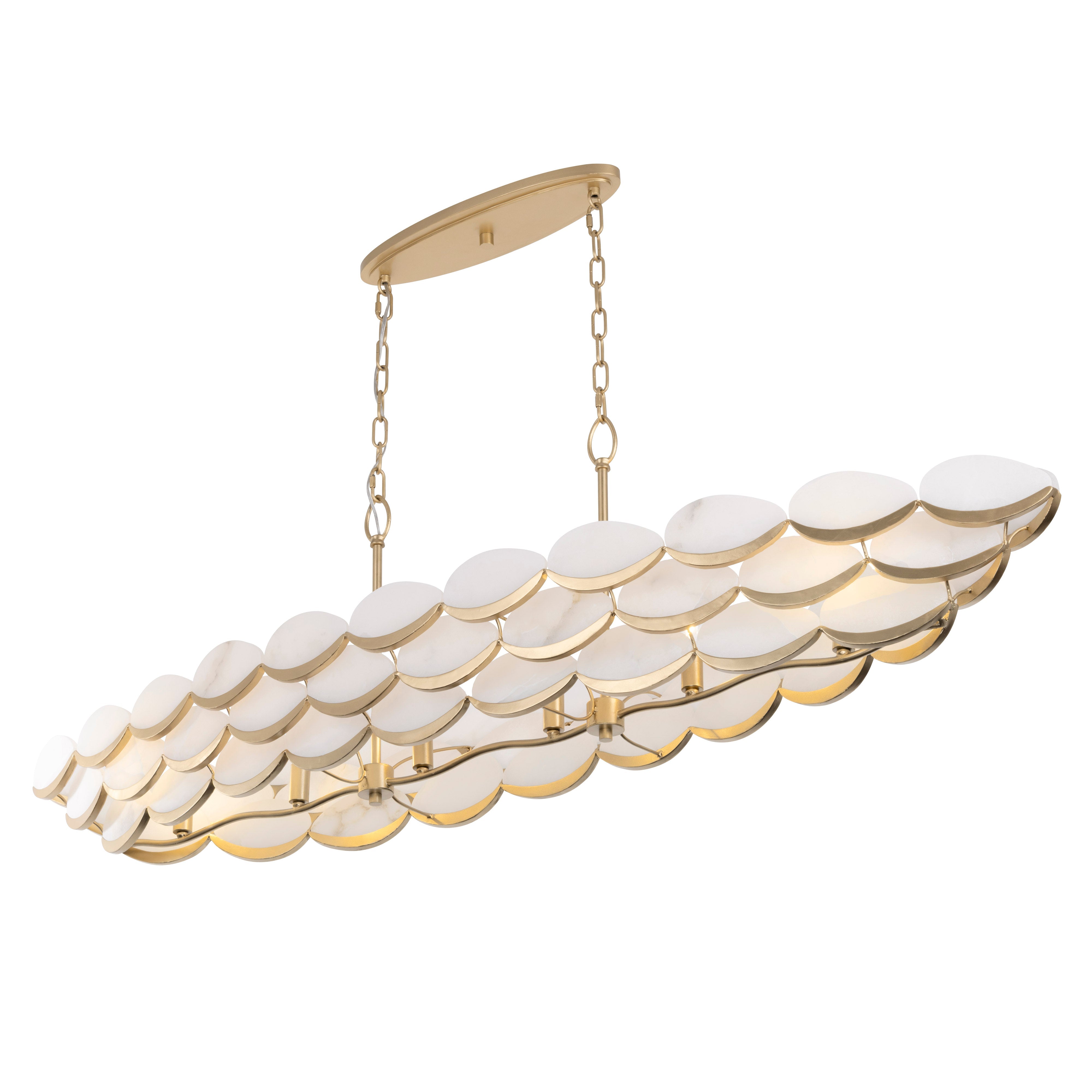 High Tide 6 Light linear Pendant