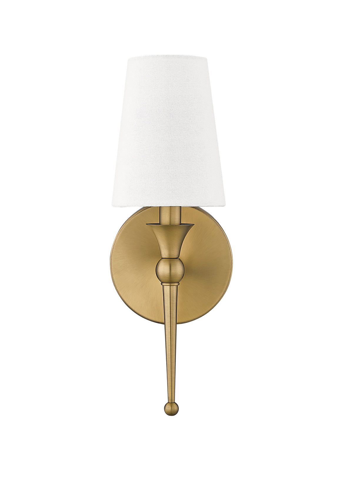 5''  Vintage Brass 1 Light Wall Sconce