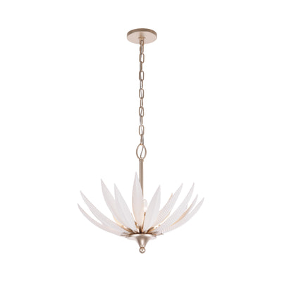 Zanara 3 Light Pendant with 3D Printed Ceramic Leaves
