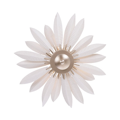 Zanara 3 Light Pendant with 3D Printed Ceramic Leaves