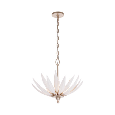 Zanara 3 Light Pendant with 3D Printed Ceramic Leaves