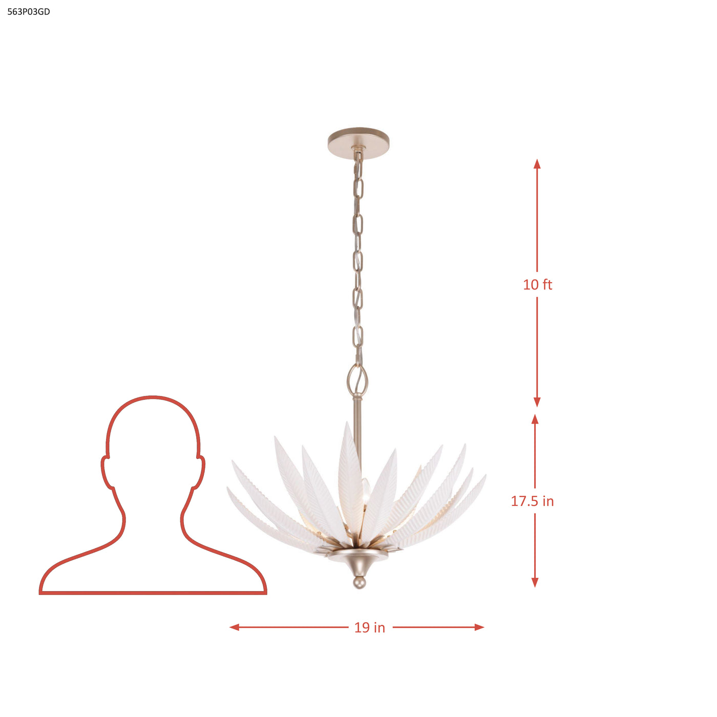 Zanara 3 Light Pendant