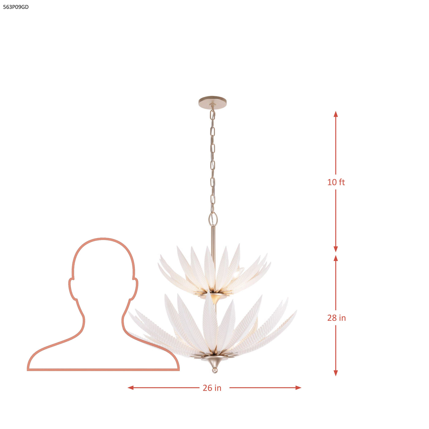 Zanara 9 Light Pendant