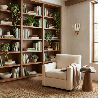 Zanara 1 light Wall Sconcewith 3D Printed Ceramic Leaves