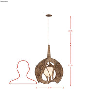 Swaylo 1 Light Pendant Medium