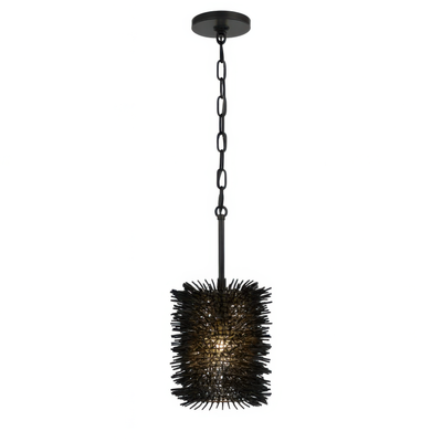 Urchin 1 Light Cylinder Mini Pendant