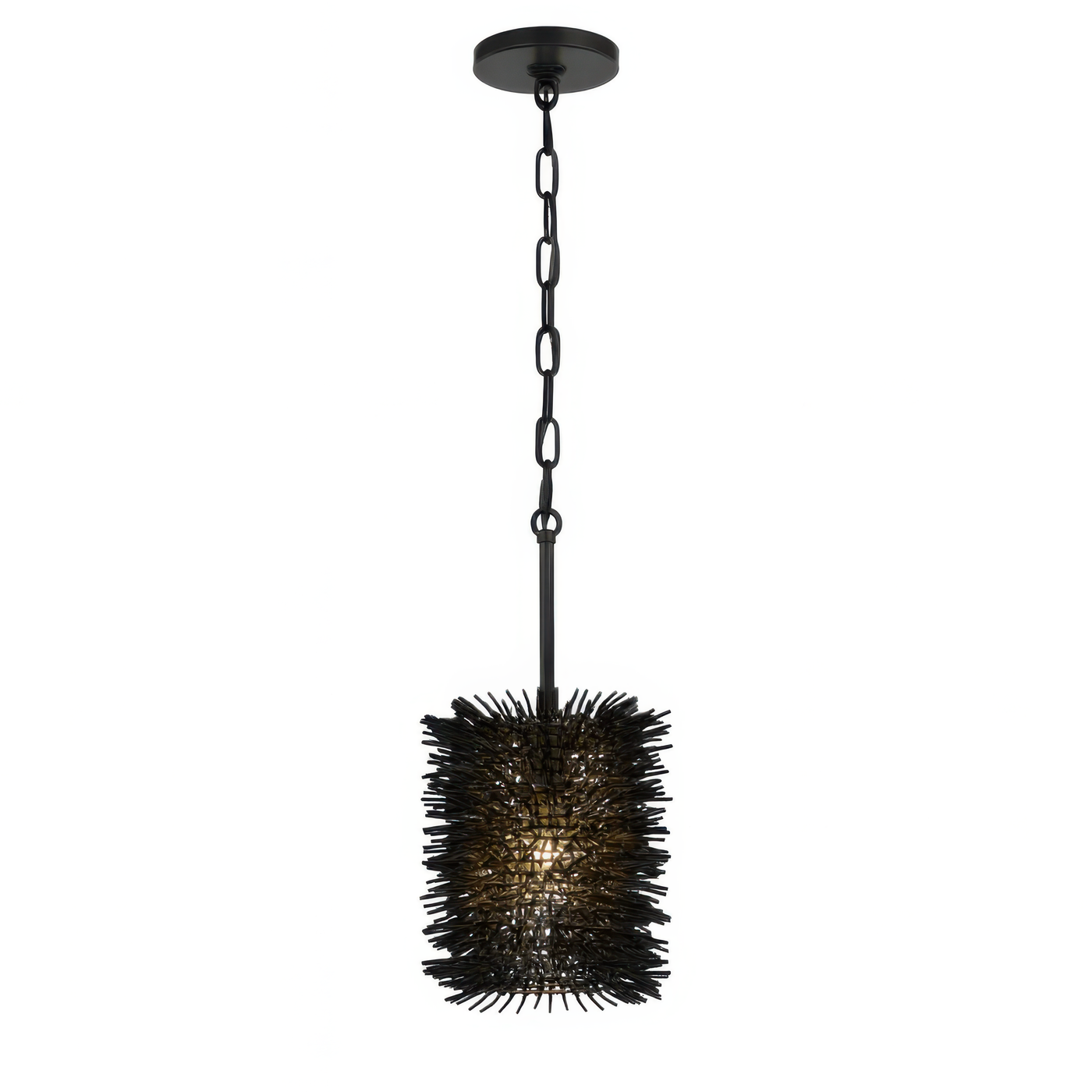 Urchin 1 Light Cylinder Mini Pendant