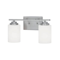 14.25'' Durham Satin Nickel 2 Light Bath Vanity