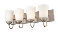 21.5'' Ivey Lake Satin Nickel 4 Light Bath Vanity